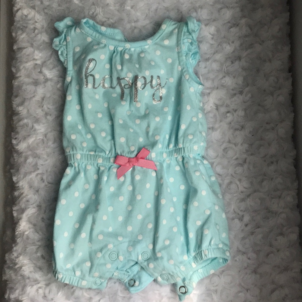 Happy newborn romper